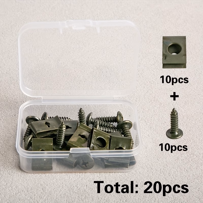 Car Screw Base U-Shaped Clips Universal