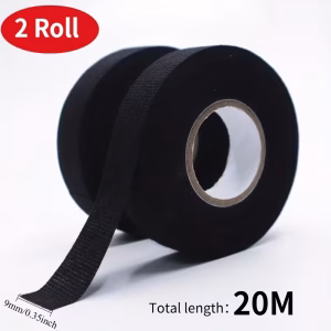 2-Roll Heavy-Duty Electrical Tape - High-Temp Resistant