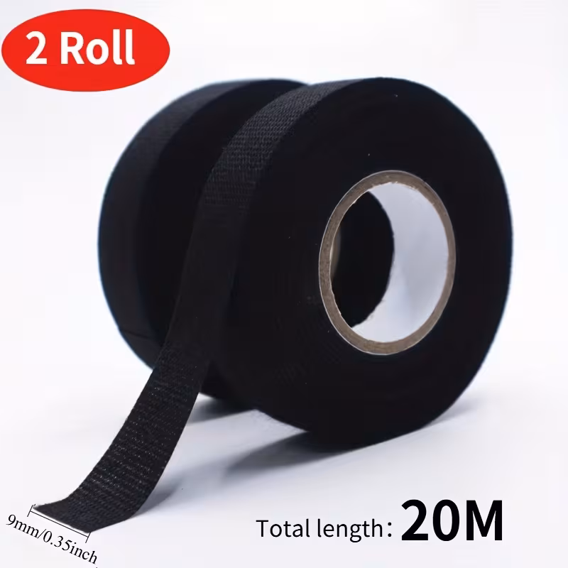 2-Roll Heavy-Duty Electrical Tape - High-Temp Resistant