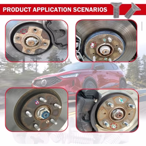 Set of 2 Screw Rotor Brake Disc Retaining 93600-06014-0H
